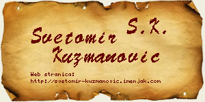 Svetomir Kuzmanović vizit kartica